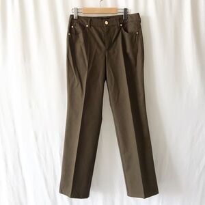 Escada olive 5 pocket pant (hemmed) size 36